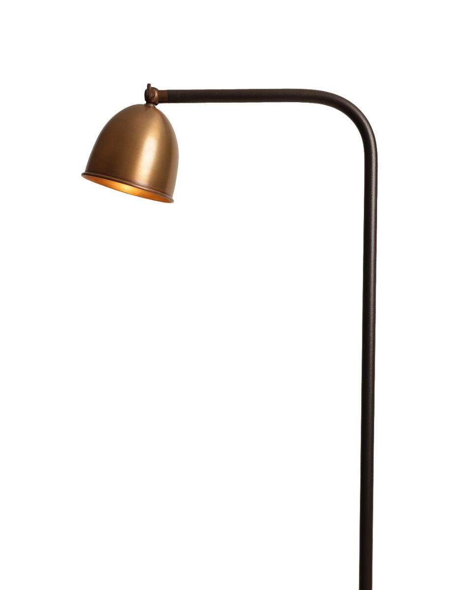 Stehlampe Mira (Koper - Stahl - hardsteen, Mat Schwarz) - Frezoli