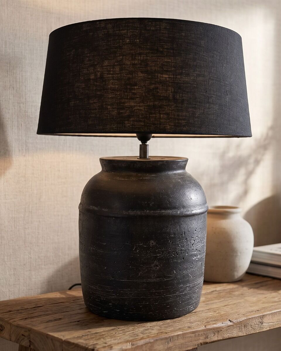 Krugleuchte Strado (Keramiek, Aged black) - Frezoli
