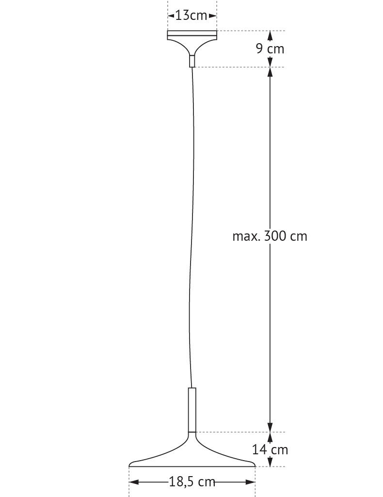 Pendelleuchte Fluente (Aluminium, Donker messing) - Frezoli