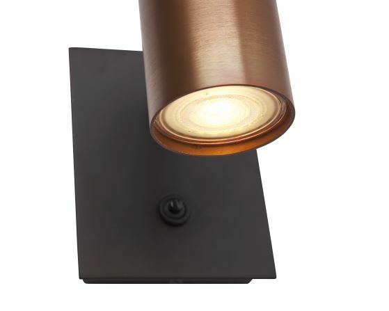 Tubino Wall Lamp (Staal - messing - koper, Copper) - Frezoli