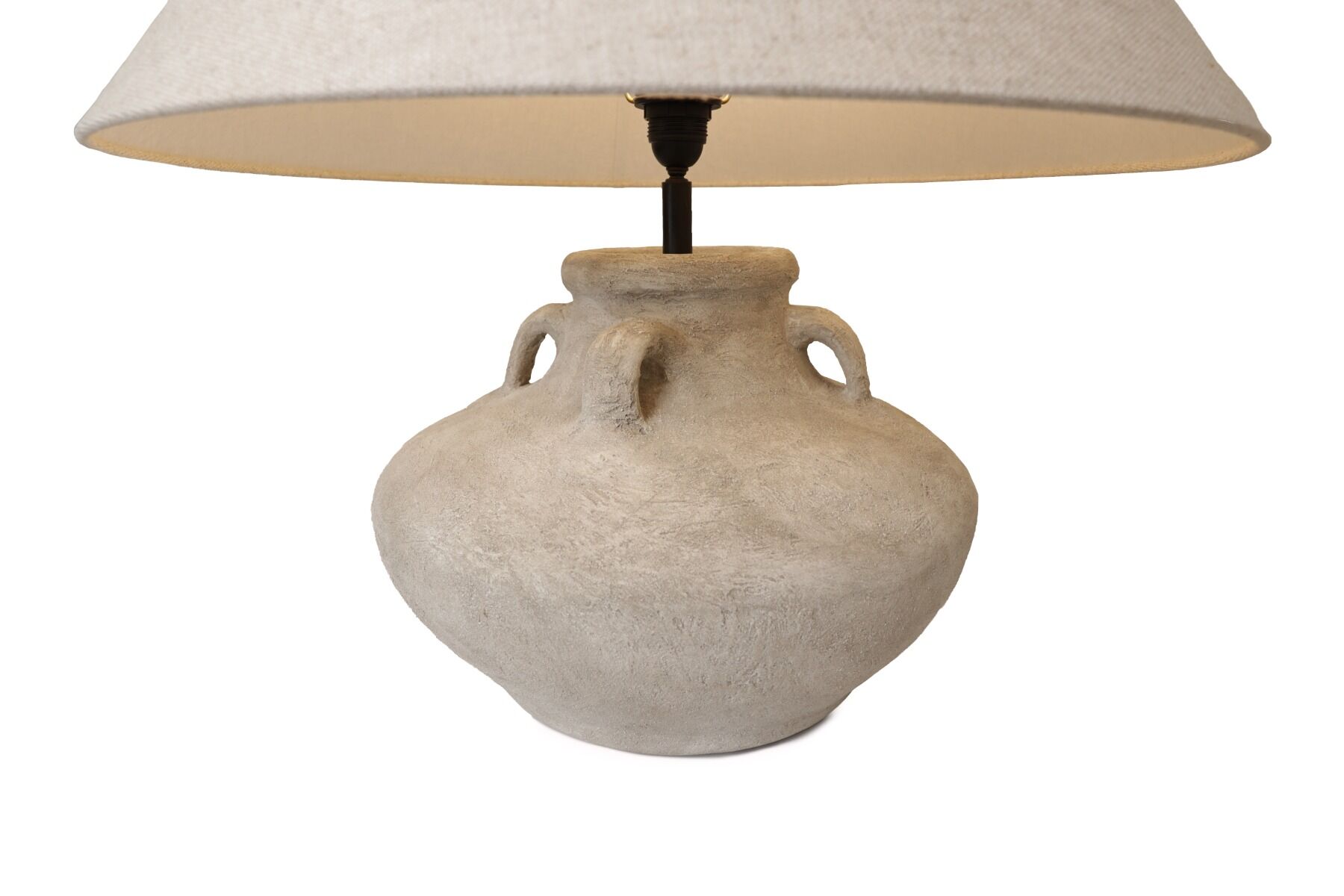 Tischlampe Connato (Keramiek, Ecru) - Frezoli