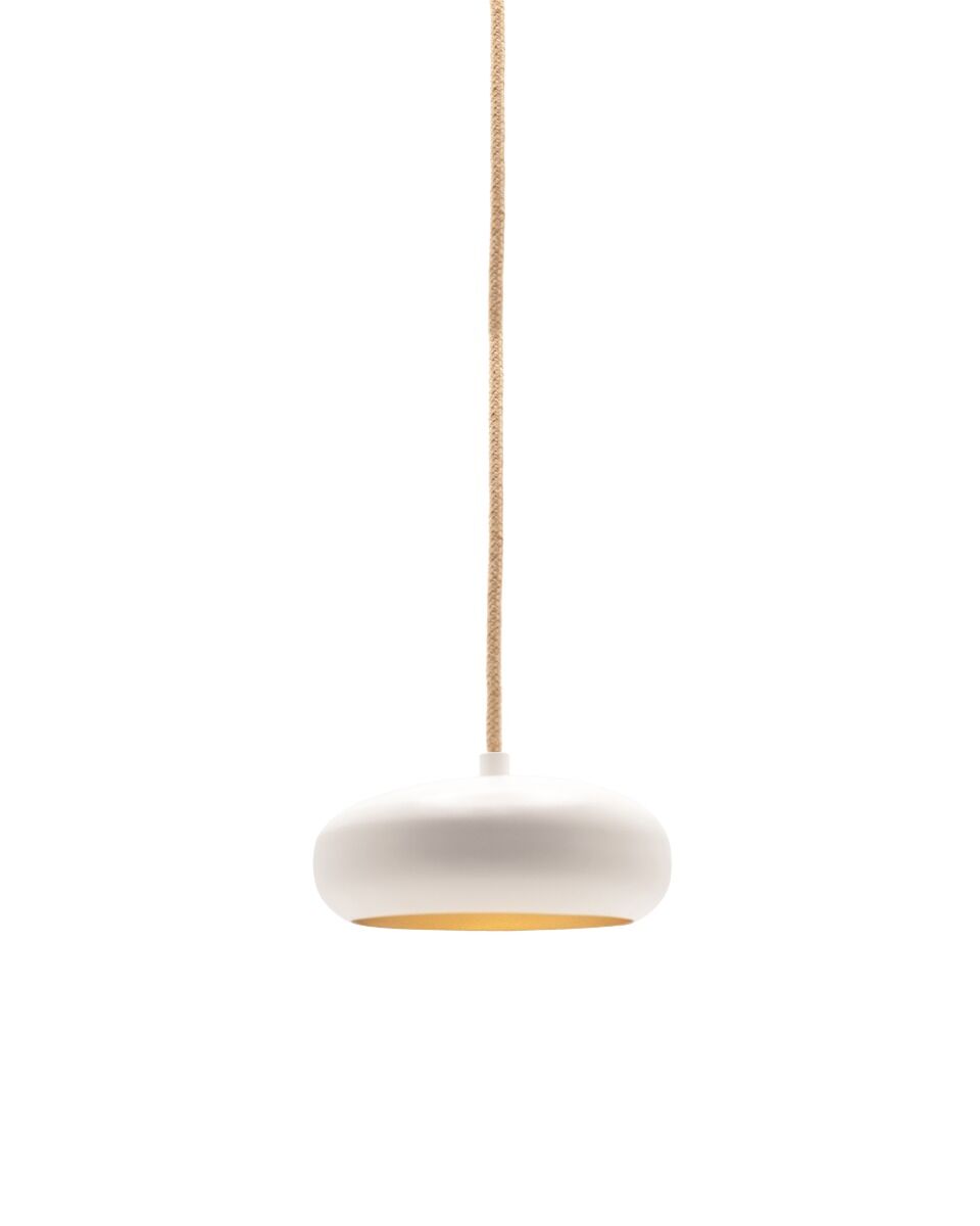 Pendelleuchte Pebble 1 Frezoli (Stahl, Donker messing)