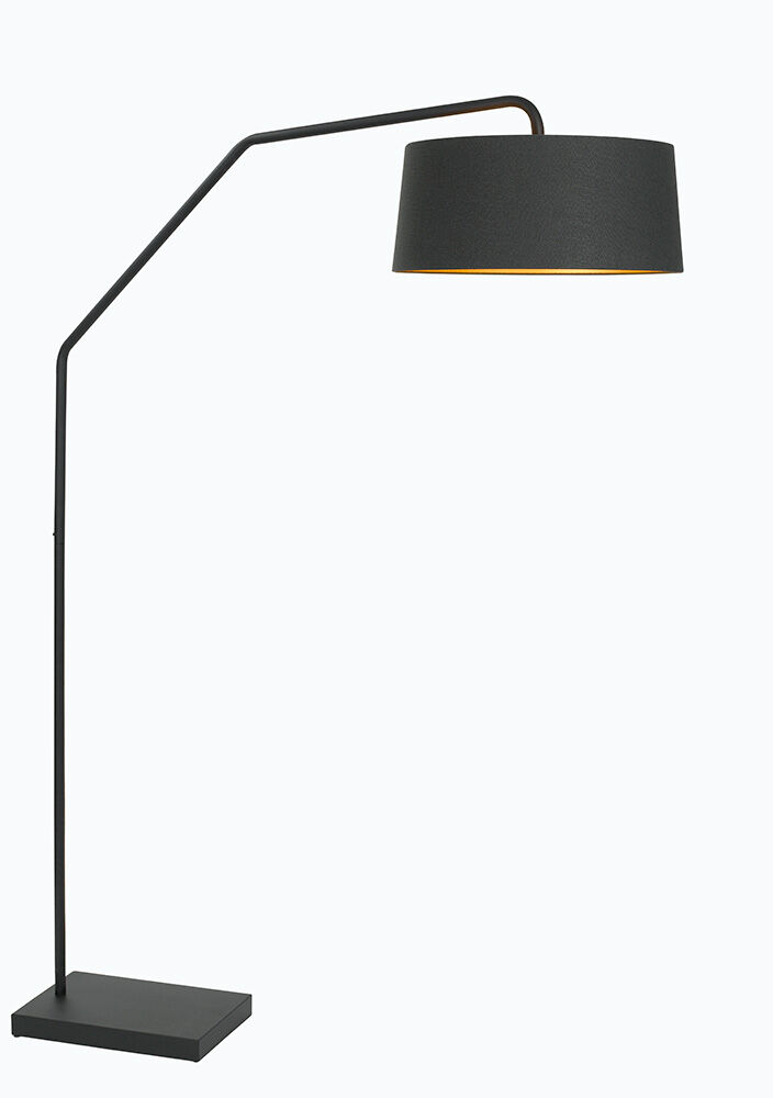 Stehlampe Huges (Stahl, Matzwart) - Frezoli