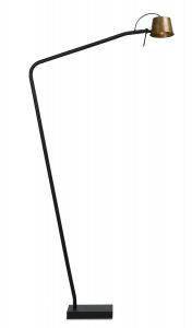 Vloerlamp Pliz (Staal - messing, Koper)