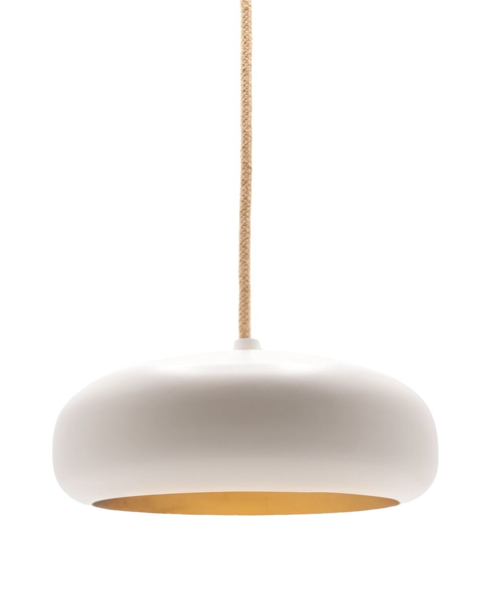 Pendelleuchte Pebble 1 Frezoli (Stahl, Donker messing)
