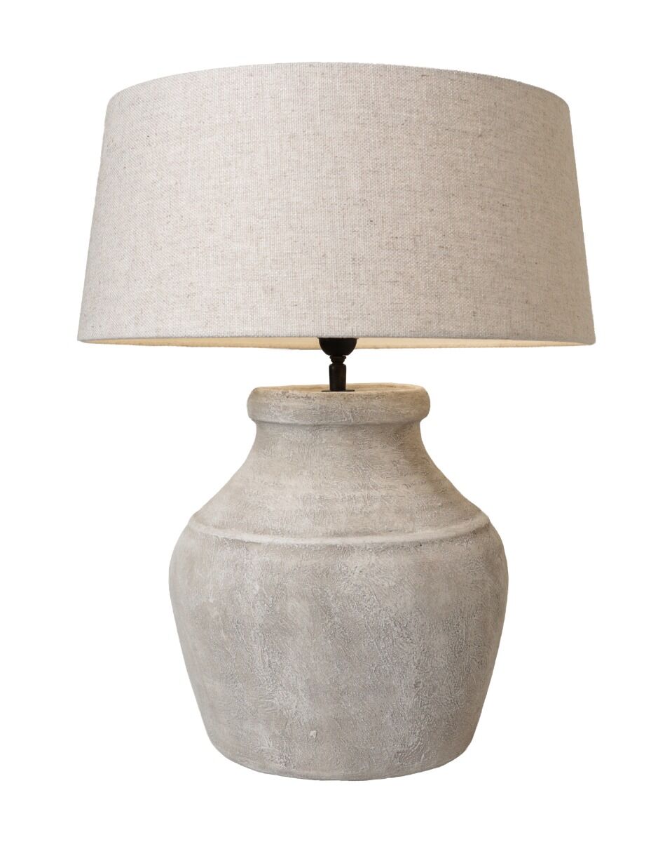 Tischlampe Hamo (Keramiek, Aged black) - Frezoli