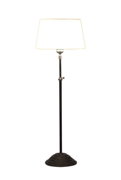 Tischlampe Delphi (Gietijzer en Stahl, Braun patina) - Frezoli