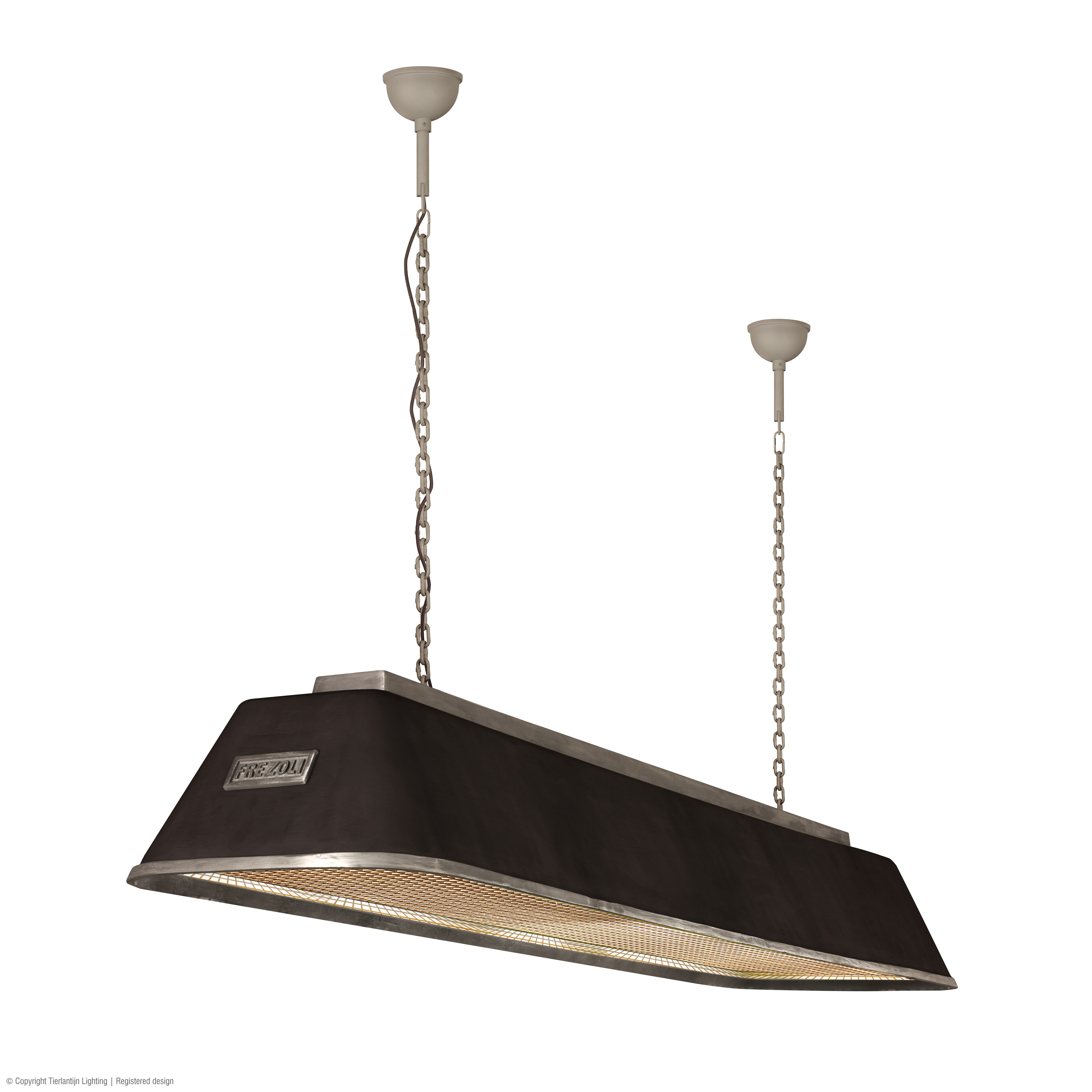 Hanglamp Bizz (Aluminium en staal, Aluminium) - Zwart