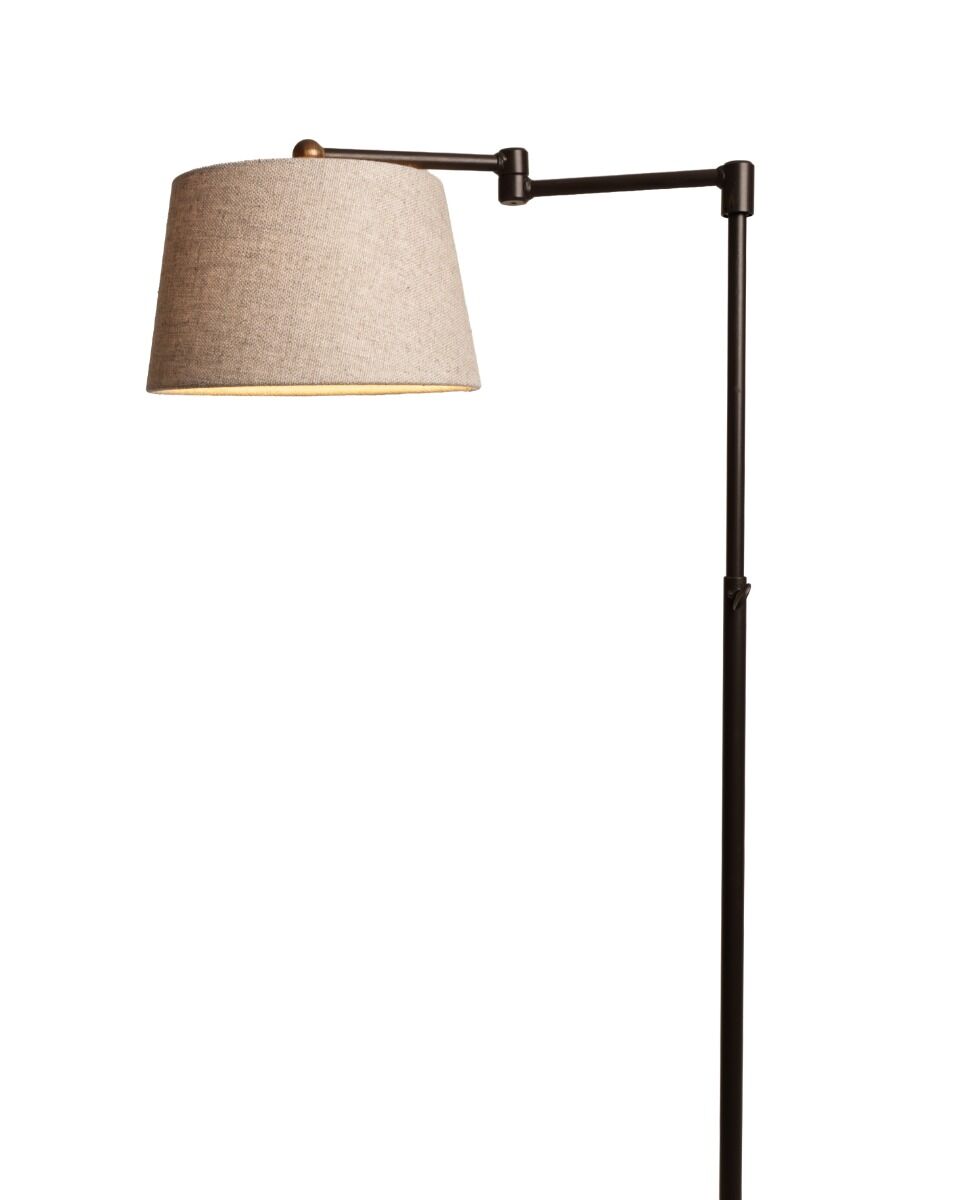 Ballano Floor Lamp (Steel, Bruin patina) - Frezoli