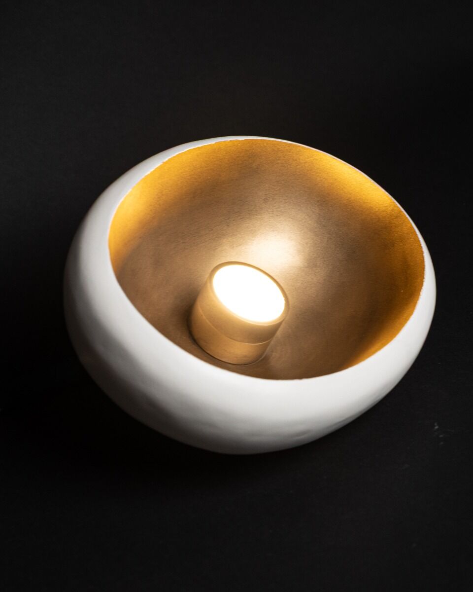 Pendelleuchte Pebble 1 Frezoli (Stahl, Donker messing)