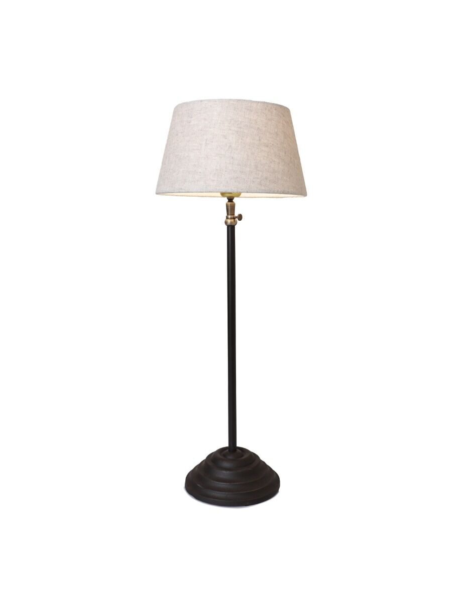 Tischlampe Delphi (Gietijzer en Stahl, Braun patina)