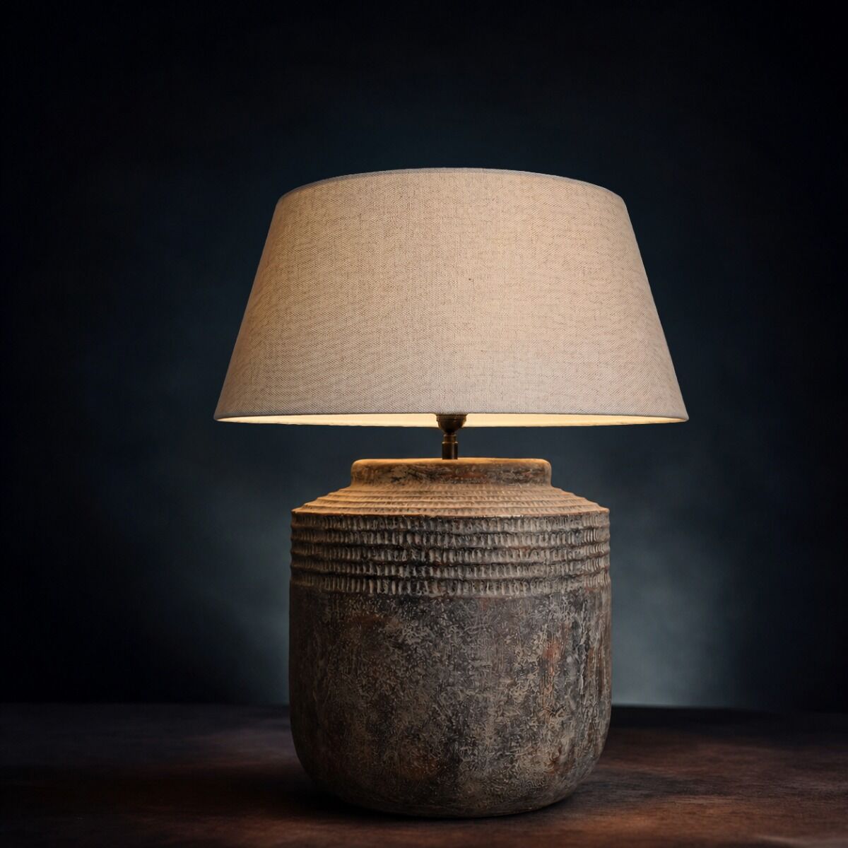 Lámpara jarra Banoli (Keramiek, Rustic umber) - Frezoli