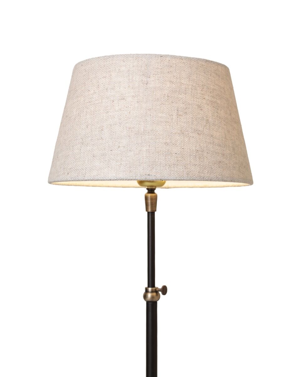 Tischlampe Delphi (Gietijzer en Stahl, Braun patina) - Frezoli
