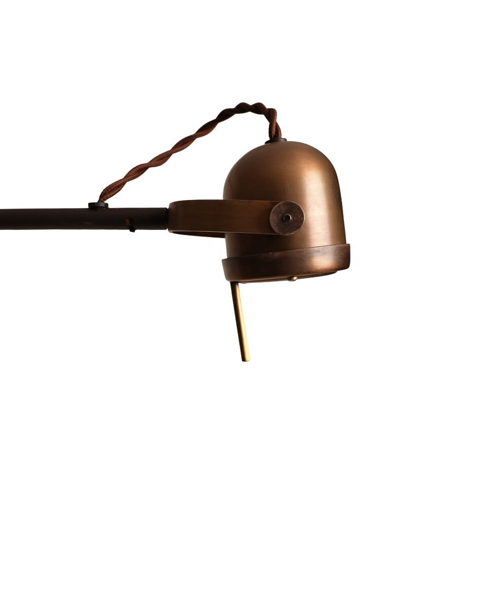Stehlampe Spezia (Stahl - messing, Koper) - Frezoli