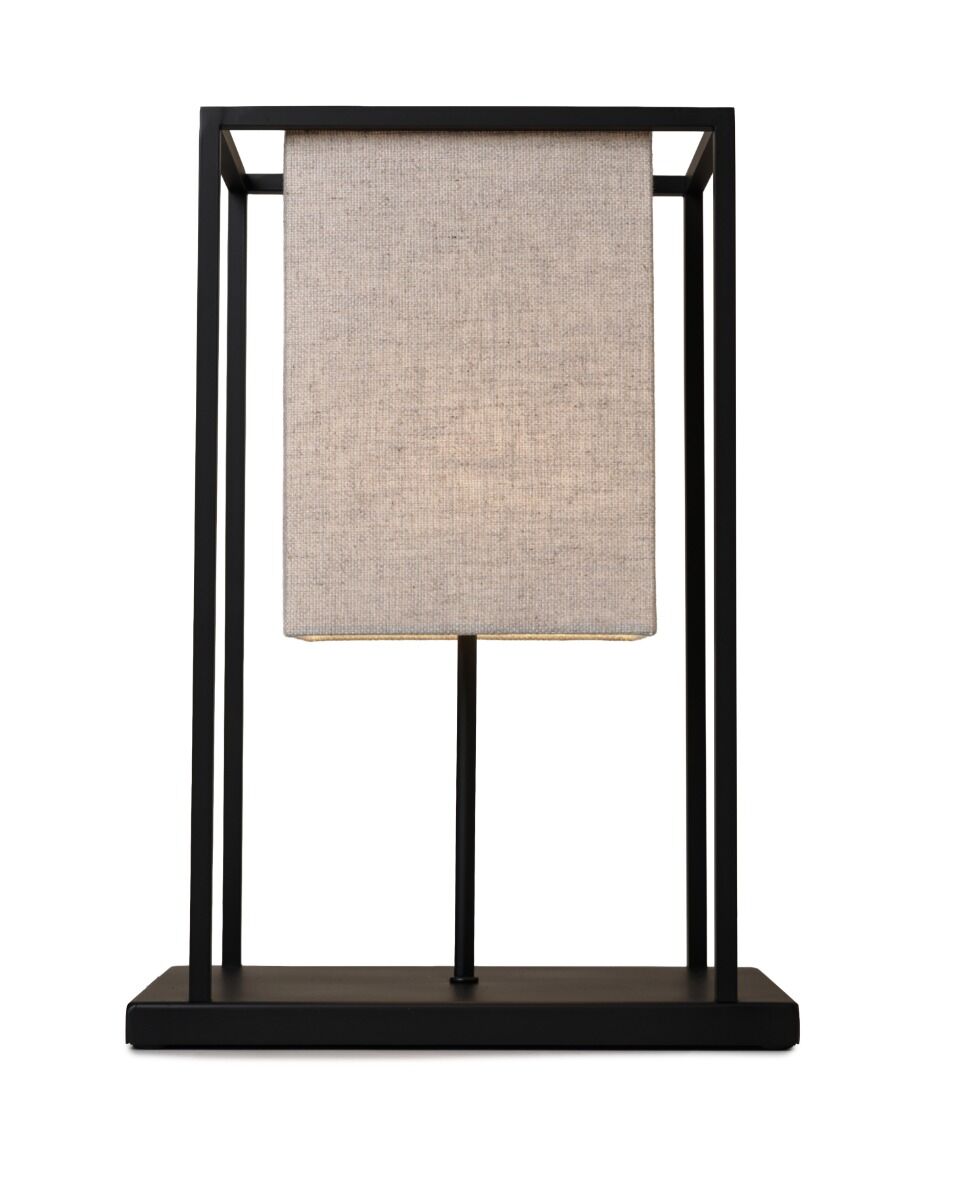 Lámpara de mesa Skansen (Acero, Matzwart)