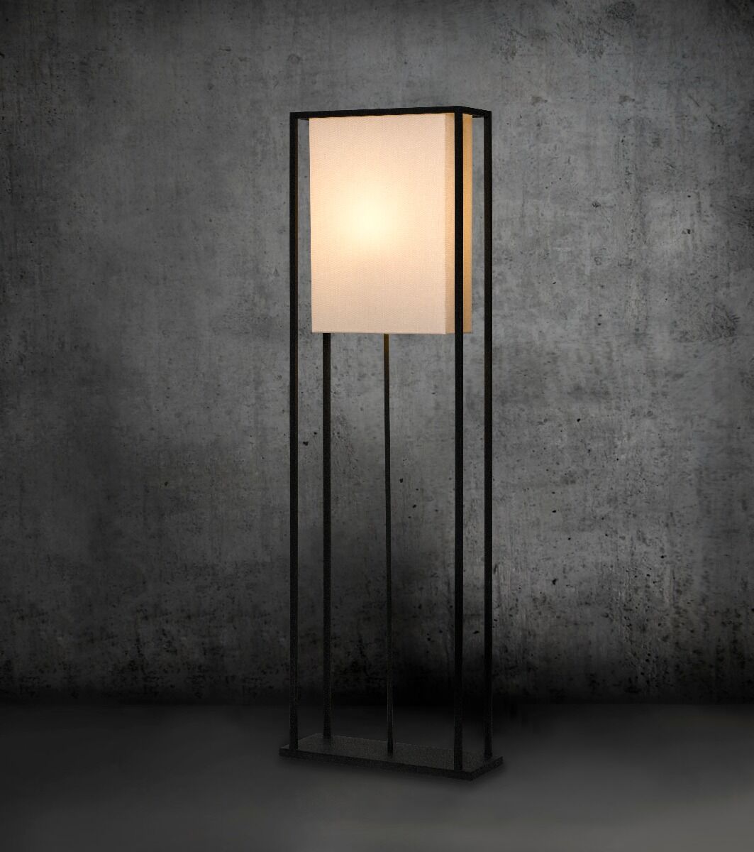 Vloerlamp Skansen (Staal, Matzwart) - Frezoli