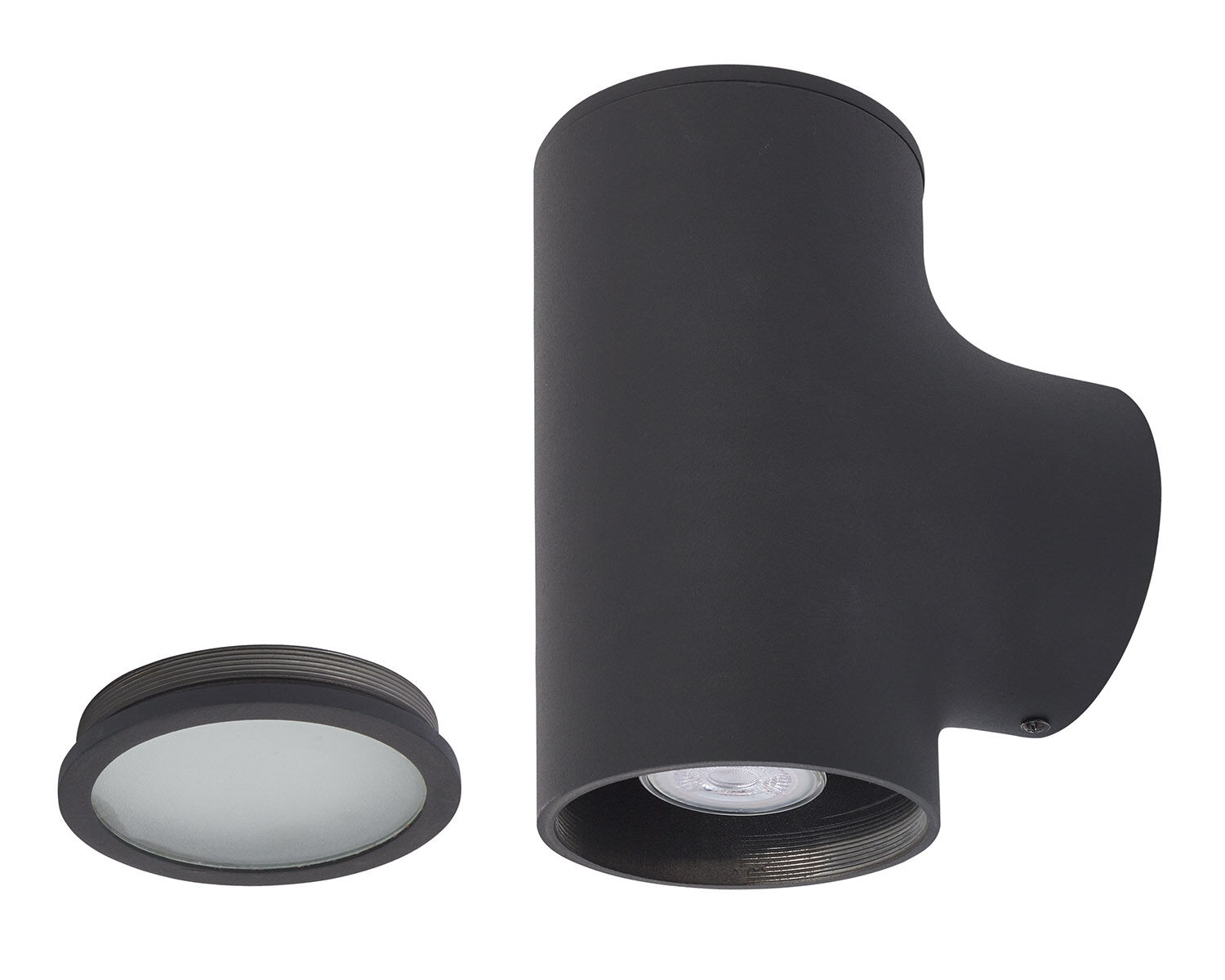 Buitenlamp Treviso (Aluminium, Matzwart) - Frezoli