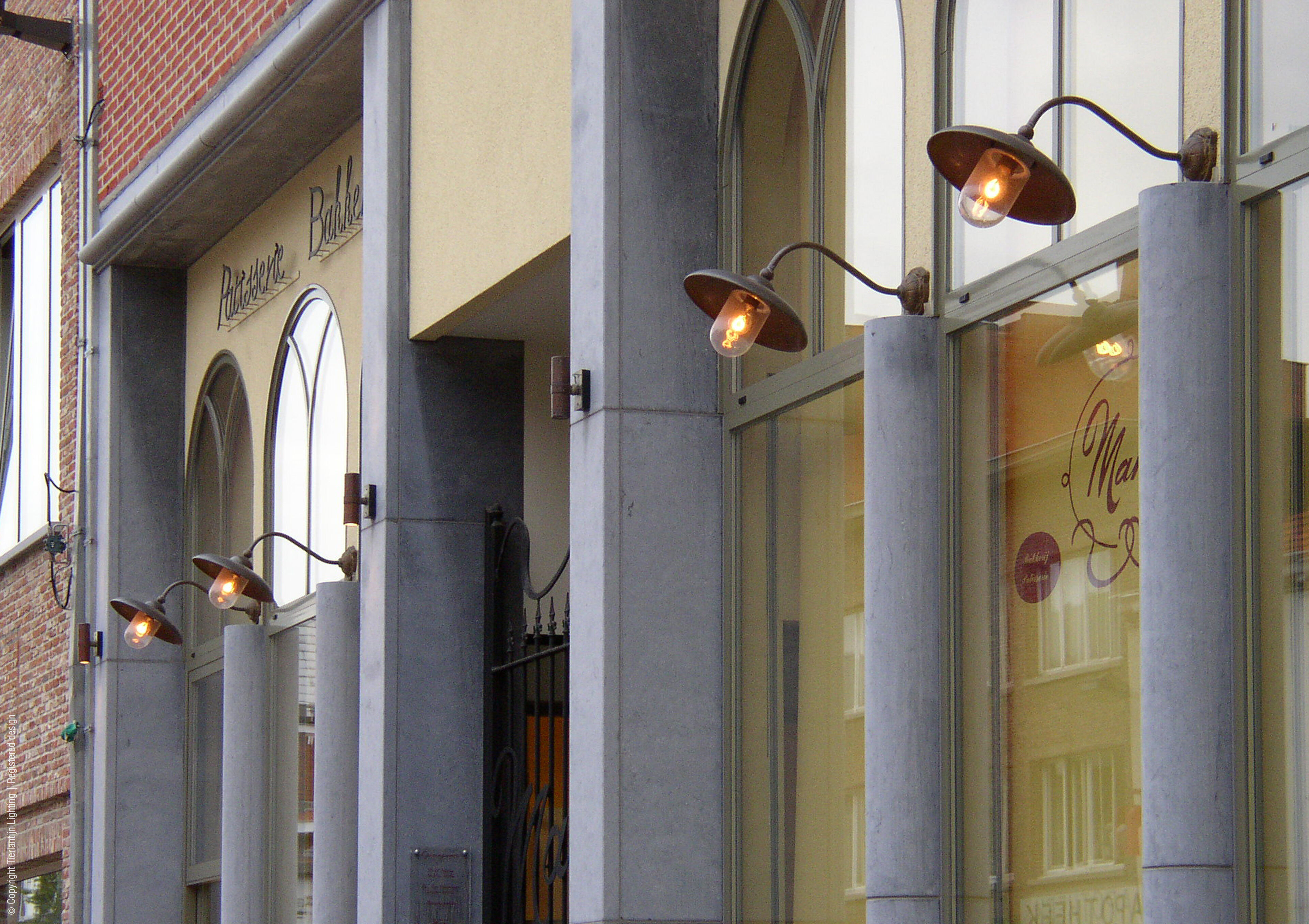 Außenleuchte Lucce (Koper en messing, Braun patina) - Frezoli