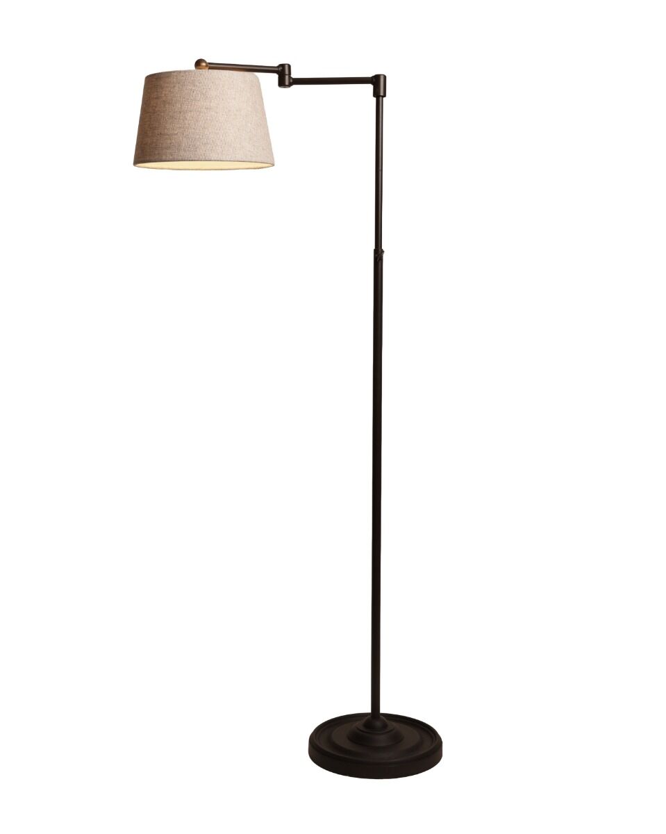 Lámpara de pie Ballano (Acero, Bruin patina)