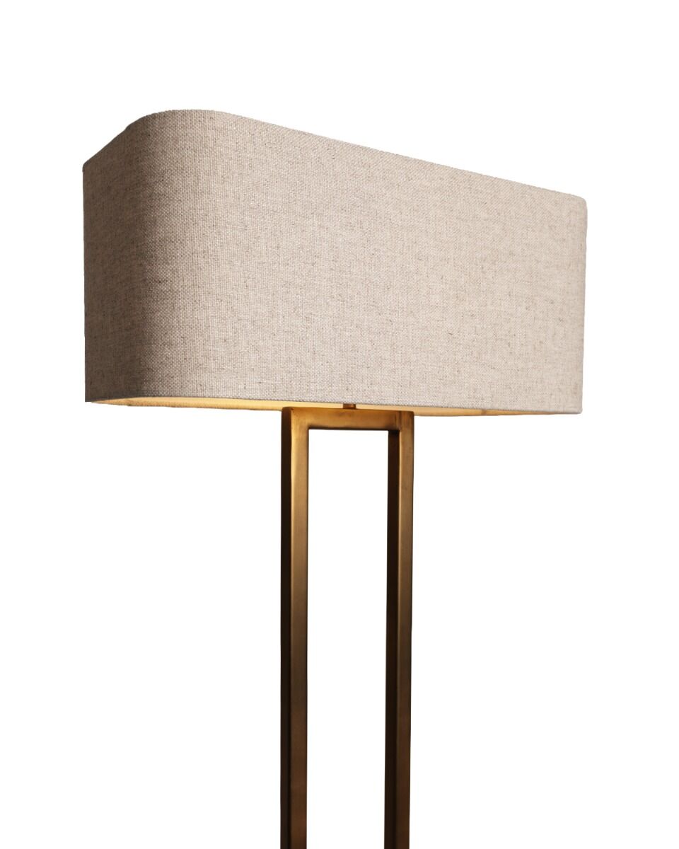Diable Floor Lamp (Messing en staal, Donker messing) - Frezoli