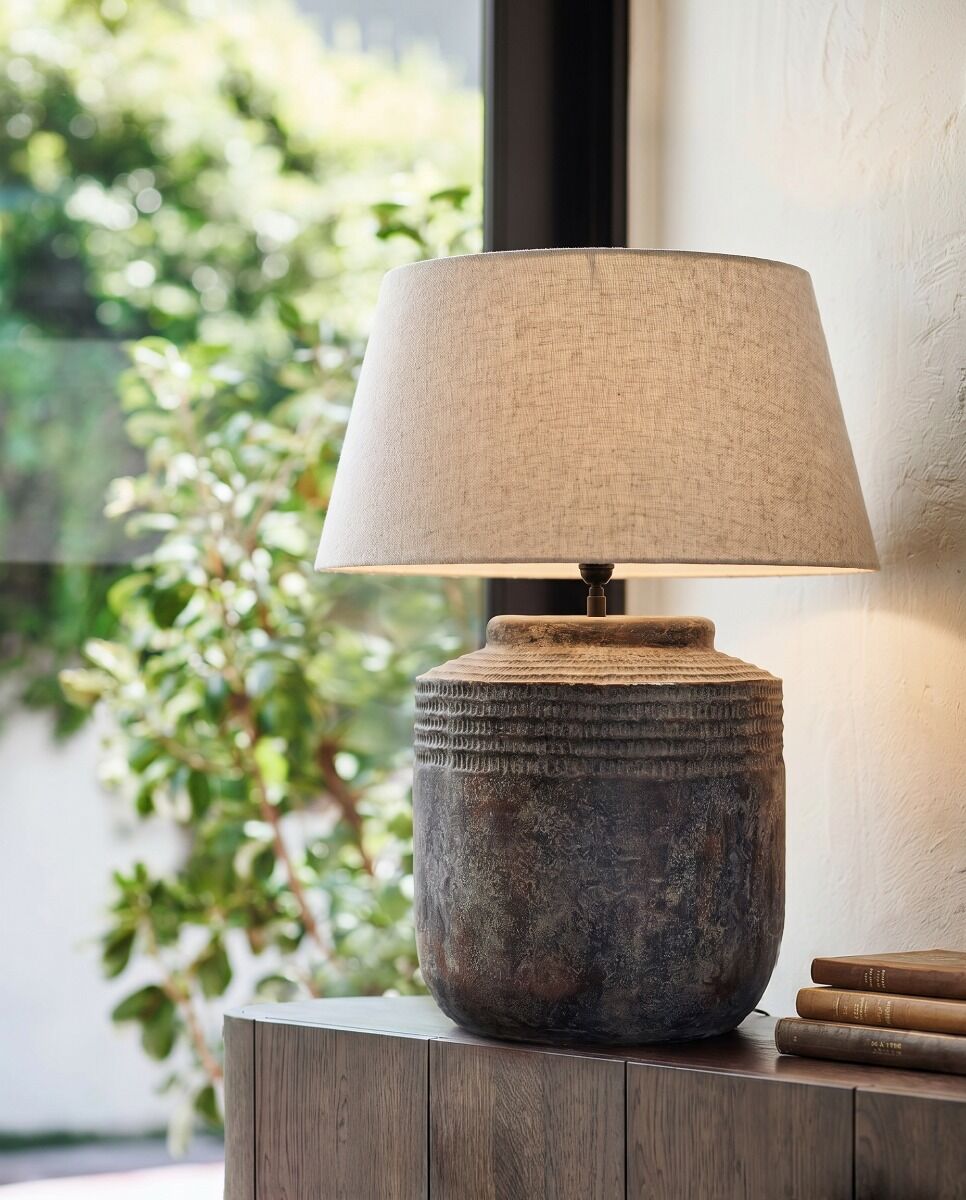 Krugleuchte Banoli (Keramiek, Rustic umber) - Frezoli