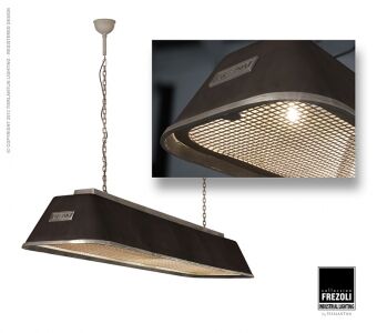 Hängeleuchte Bizz (Aluminium en Stahl, Aluminium) - Frezoli