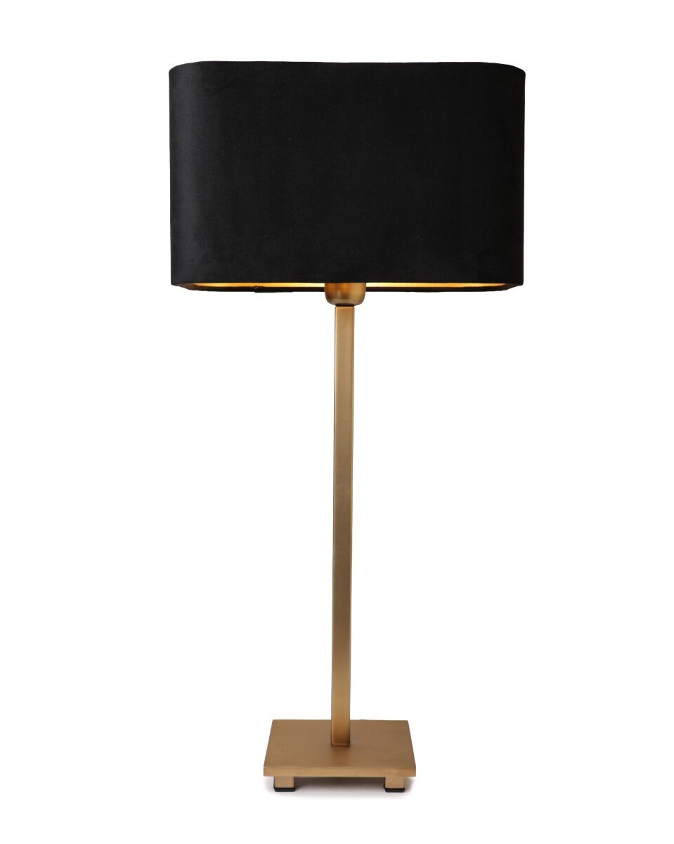 Table Lamp Simpleau (Messing en staal, Donker messing) - Frezoli