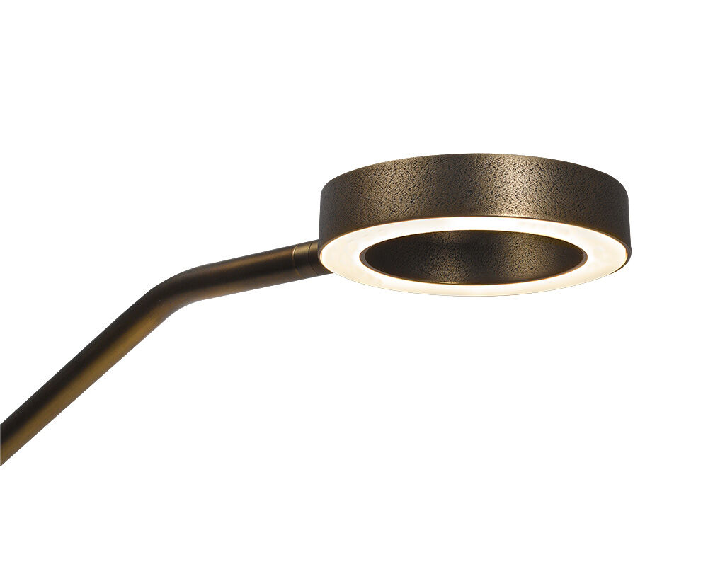 Lámpara de pie Apriro (Aluminium en staal, Donker messing) - Frezoli