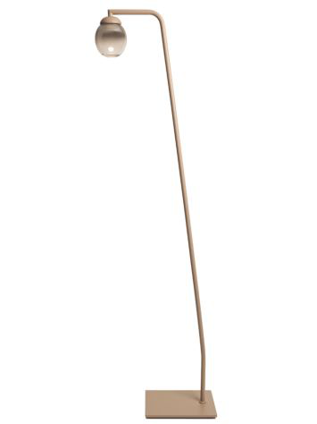 Floor Lamp Velaro (Steel, Beige) - Frezoli