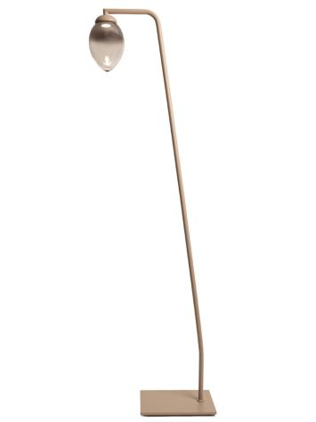 Stehleuchte Velaro (Stahl, Beige)