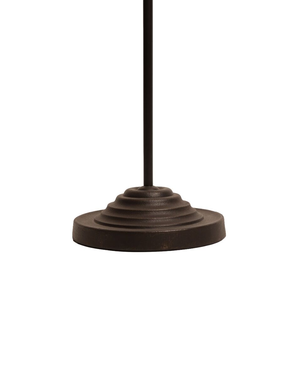 Stehlampe Garda (Gietijzer en Stahl, Braun patina) - Frezoli