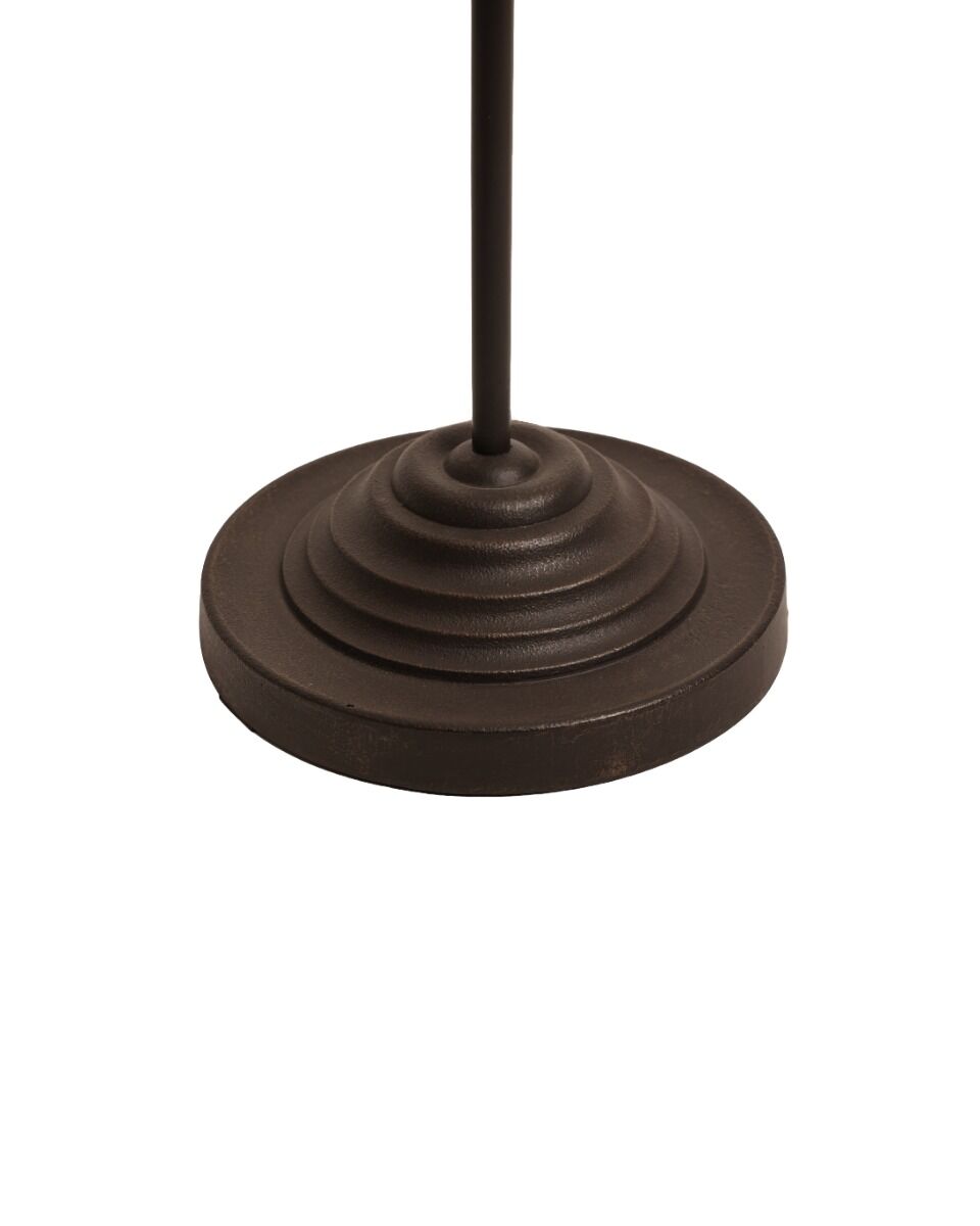 Stehlampe Garda (Gietijzer en Stahl, Braun patina) - Frezoli