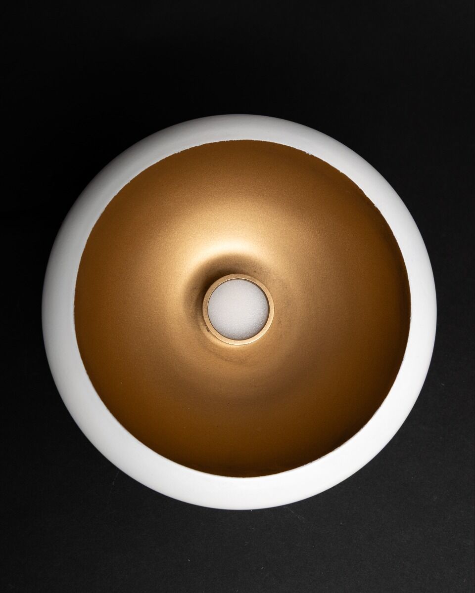 Lámpara colgante Pebble 1 Frezoli (Acero, Donker messing)