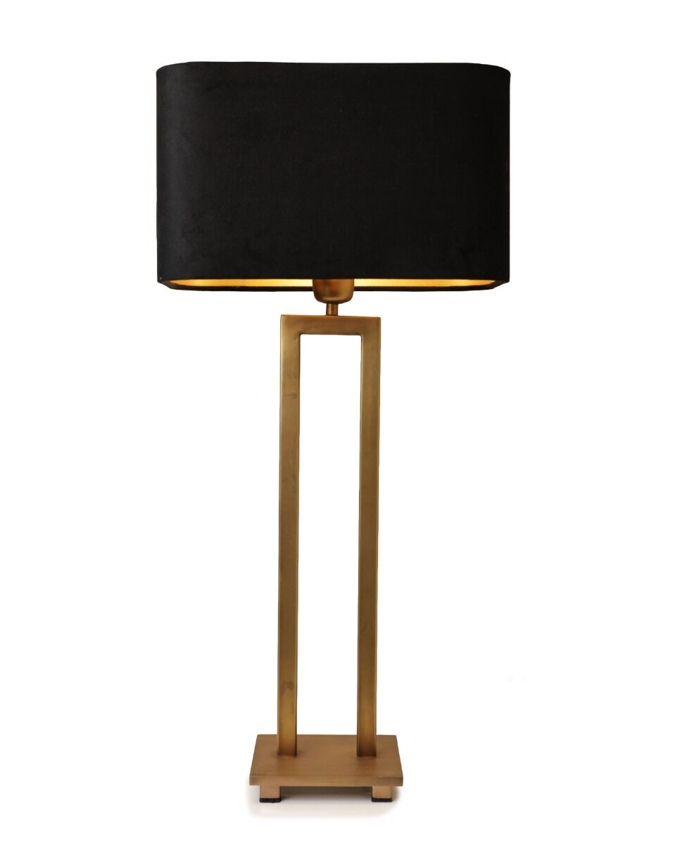 Lámpara de Mesa Diable (Messing en staal, Donker messing)