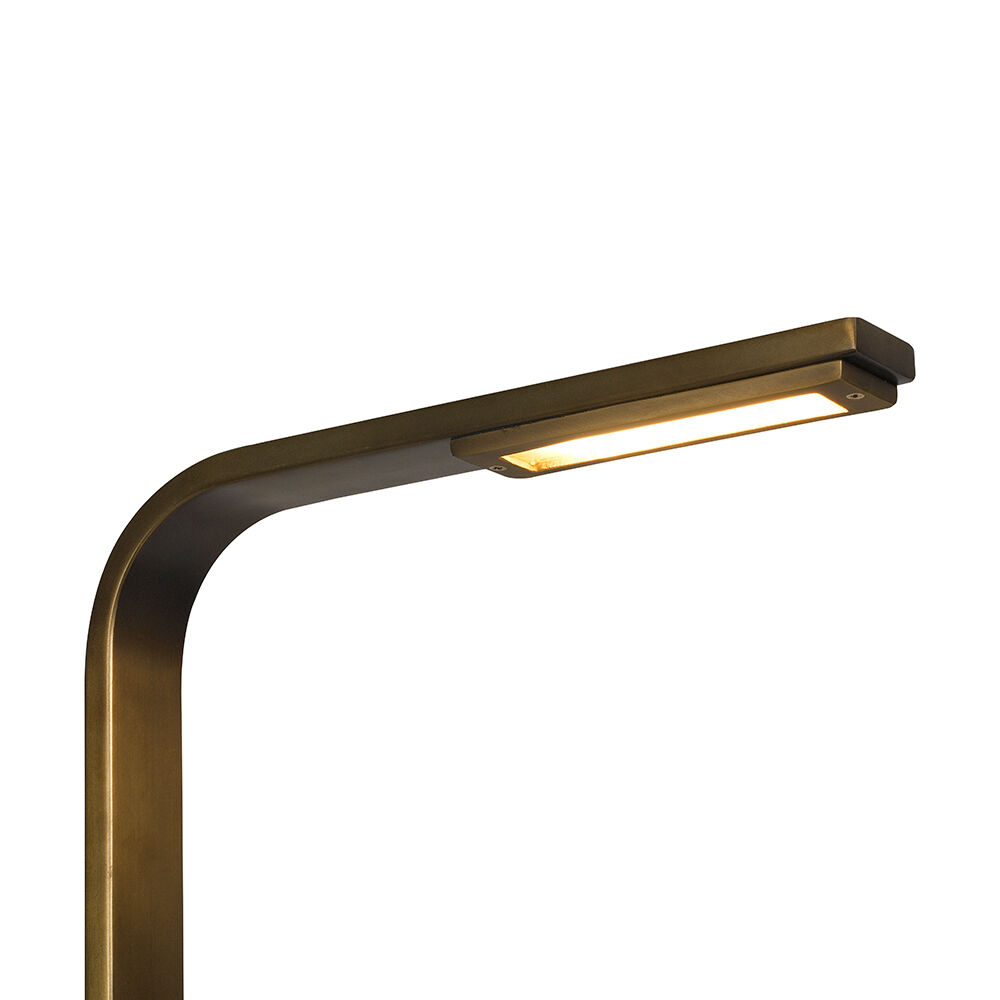 Tischlampe Piana (Stahl, Donker messing) - Frezoli