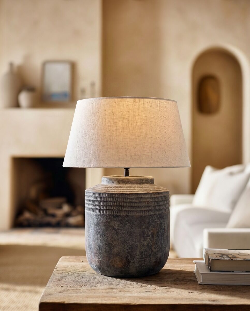 Krugleuchte Banoli (Keramiek, Rustic umber) - Frezoli