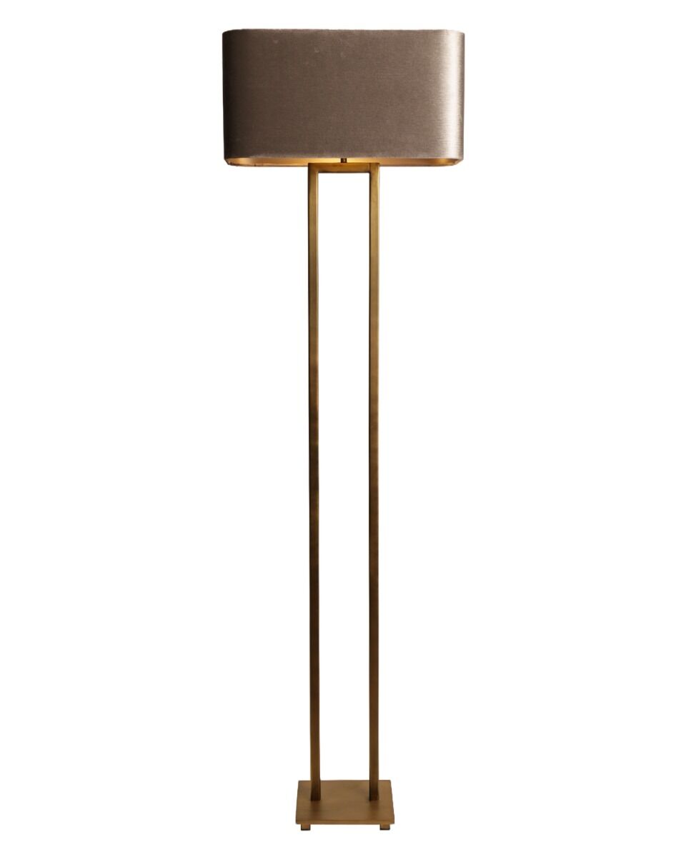 Stehlampe Diable (Messing en Stahl, Donker messing) - Frezoli