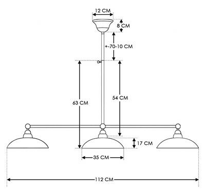 Vechia Pendant Lamp (Steel, Matzwart) - Frezoli
