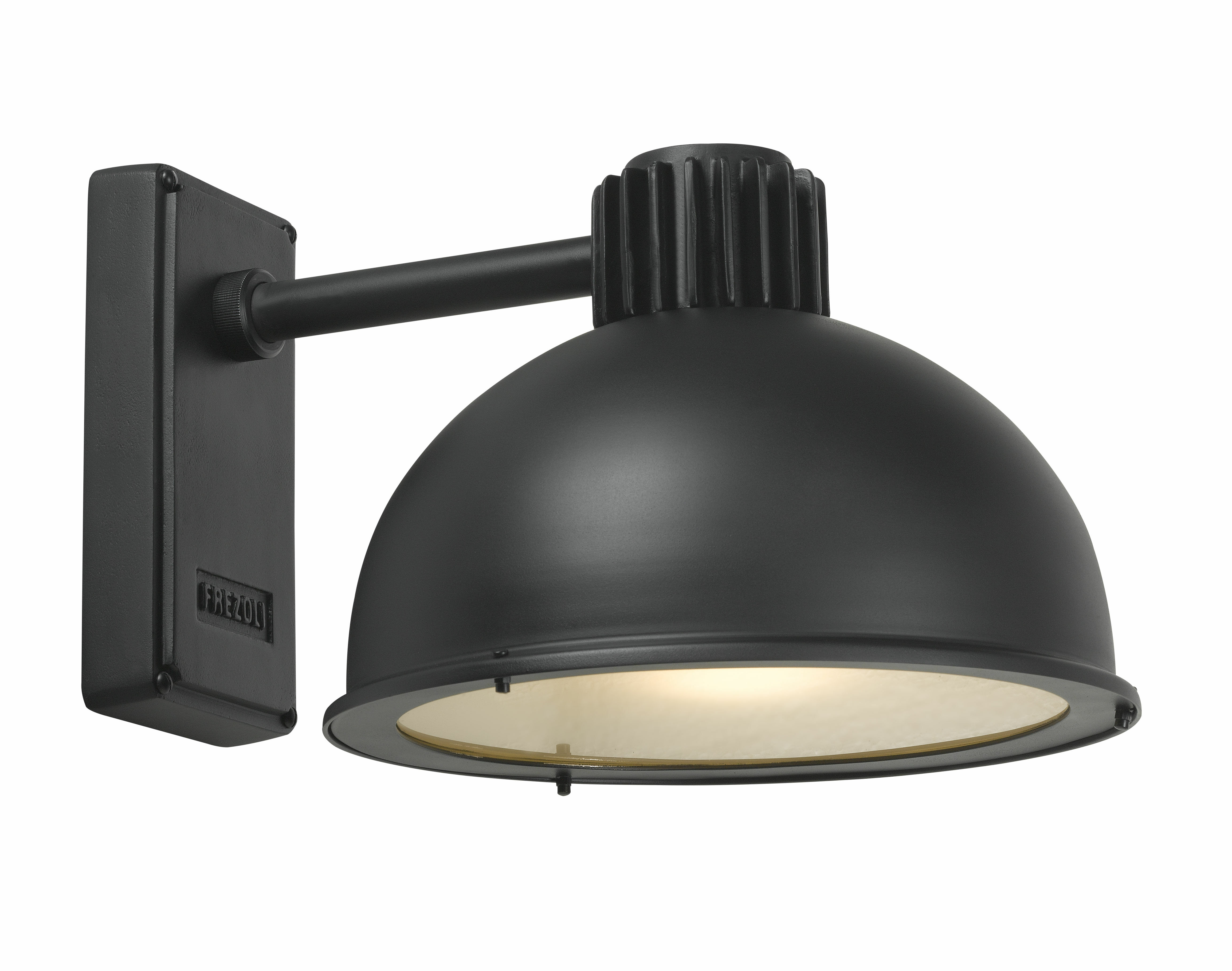 Buitenlamp Raz van Frezoli (Aluminium en staal, Aluminium) - Mat zwart
