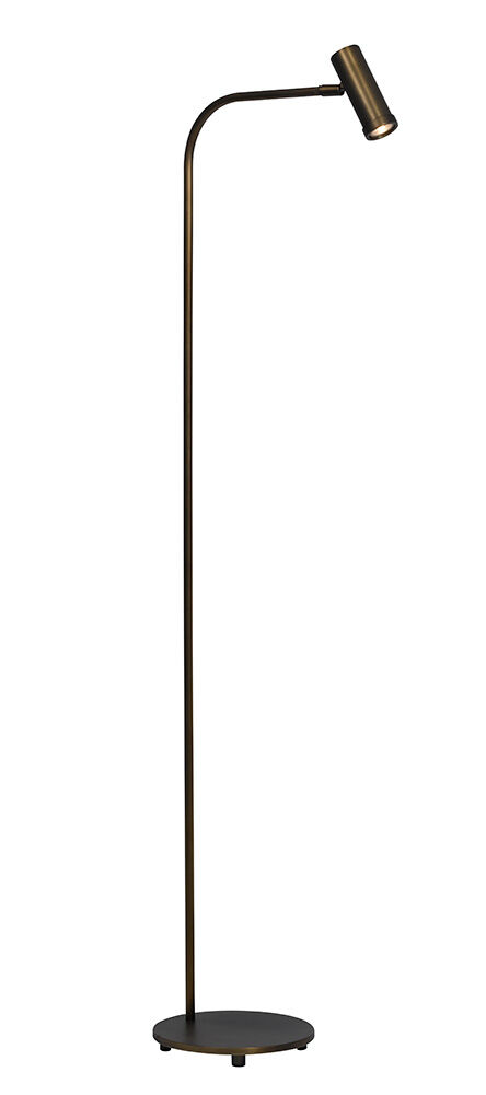 Stehlampe Tubana (Stahl - messing, Donker messing) - Frezoli