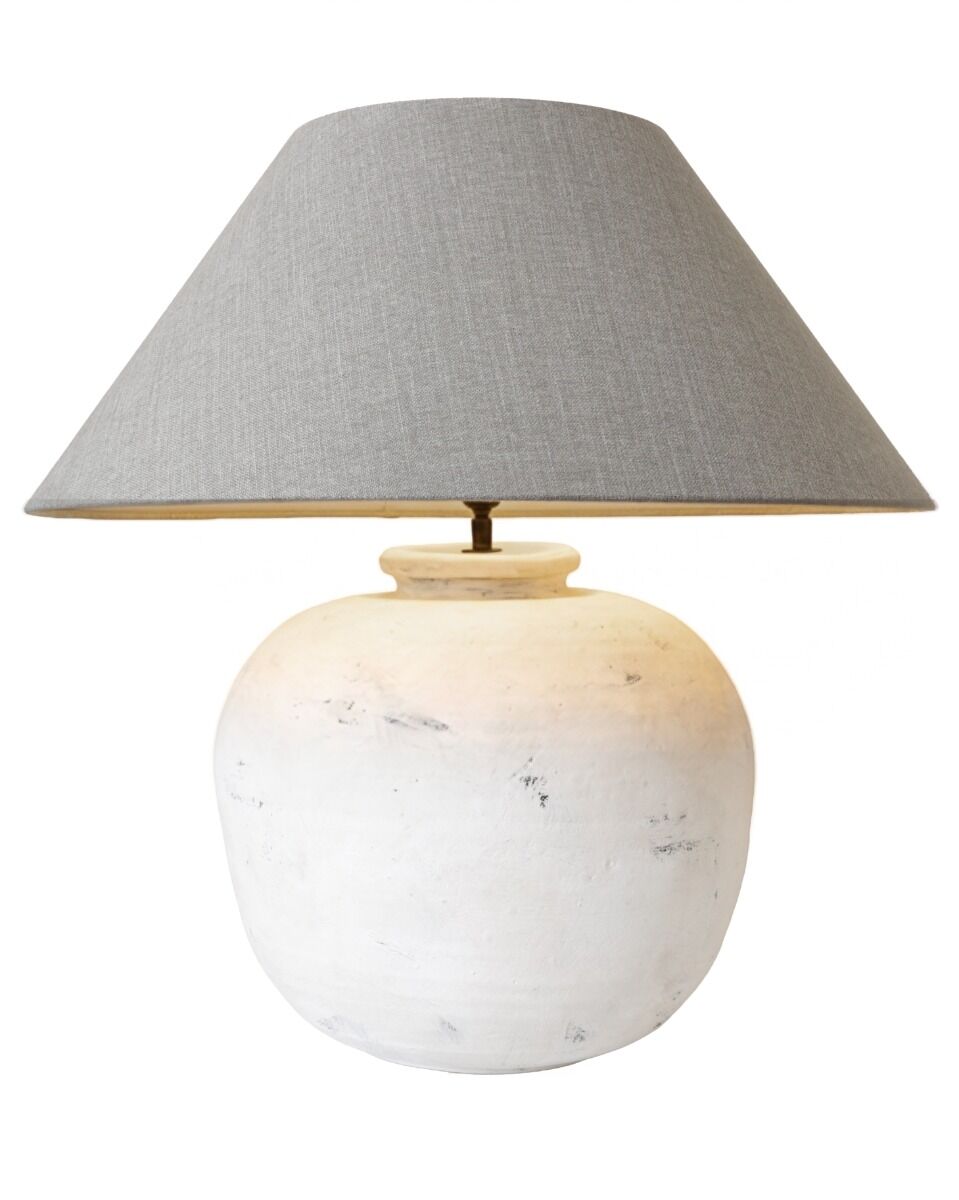 Table Lamp Tonono (Keramiek, Ecru) - Frezoli