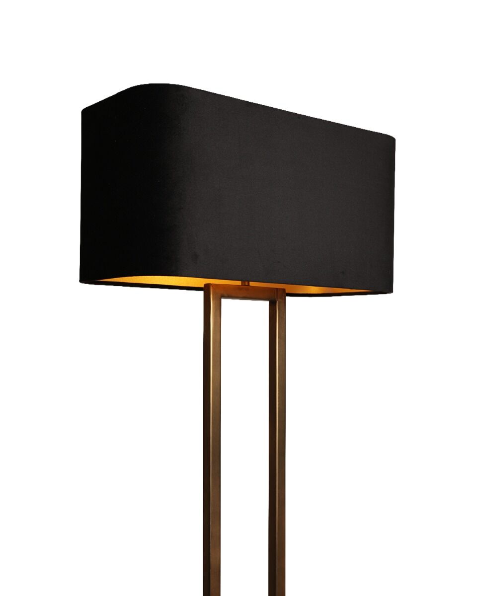 Stehlampe Diable (Messing en Stahl, Donker messing) - Frezoli
