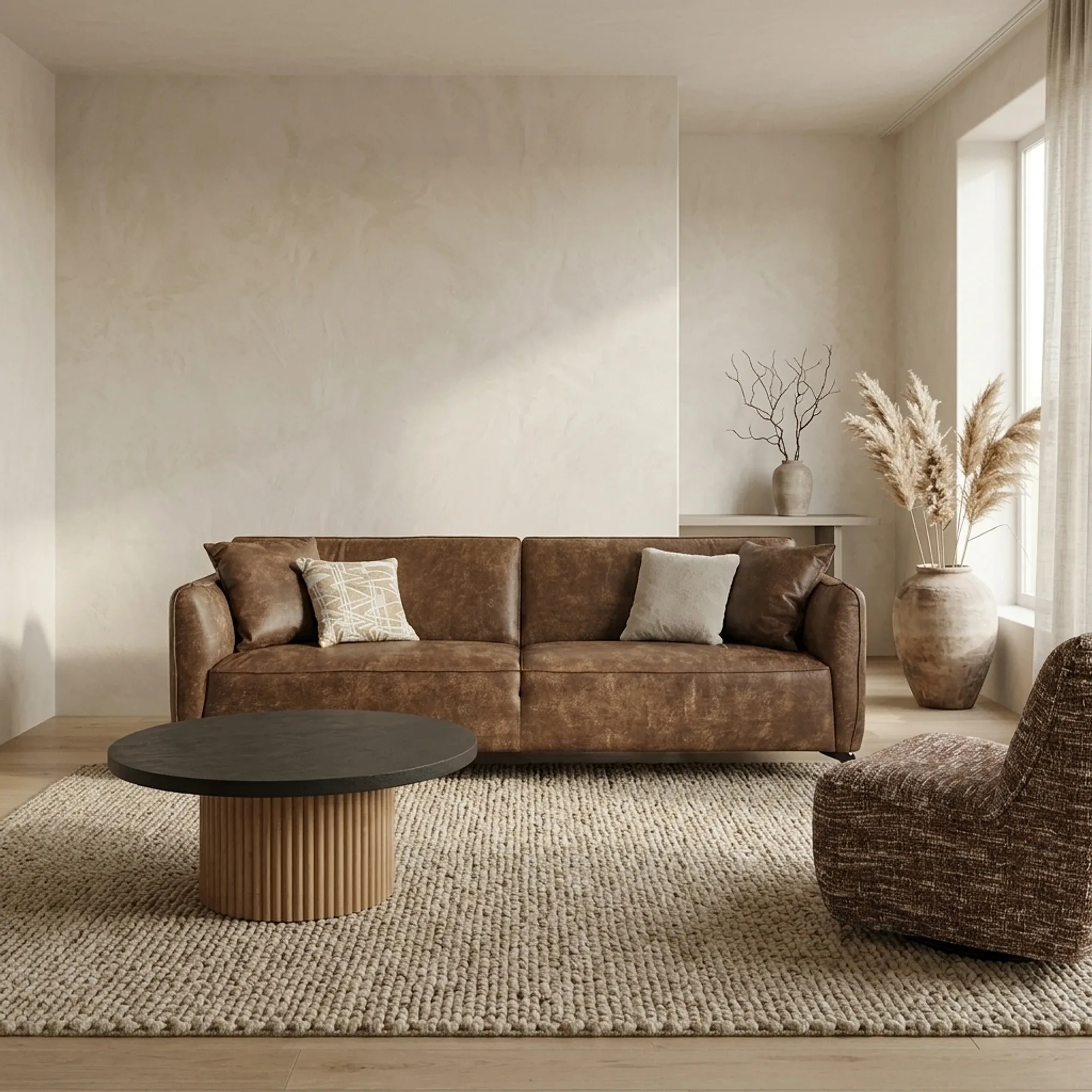 Sofa Globe Africa Leder