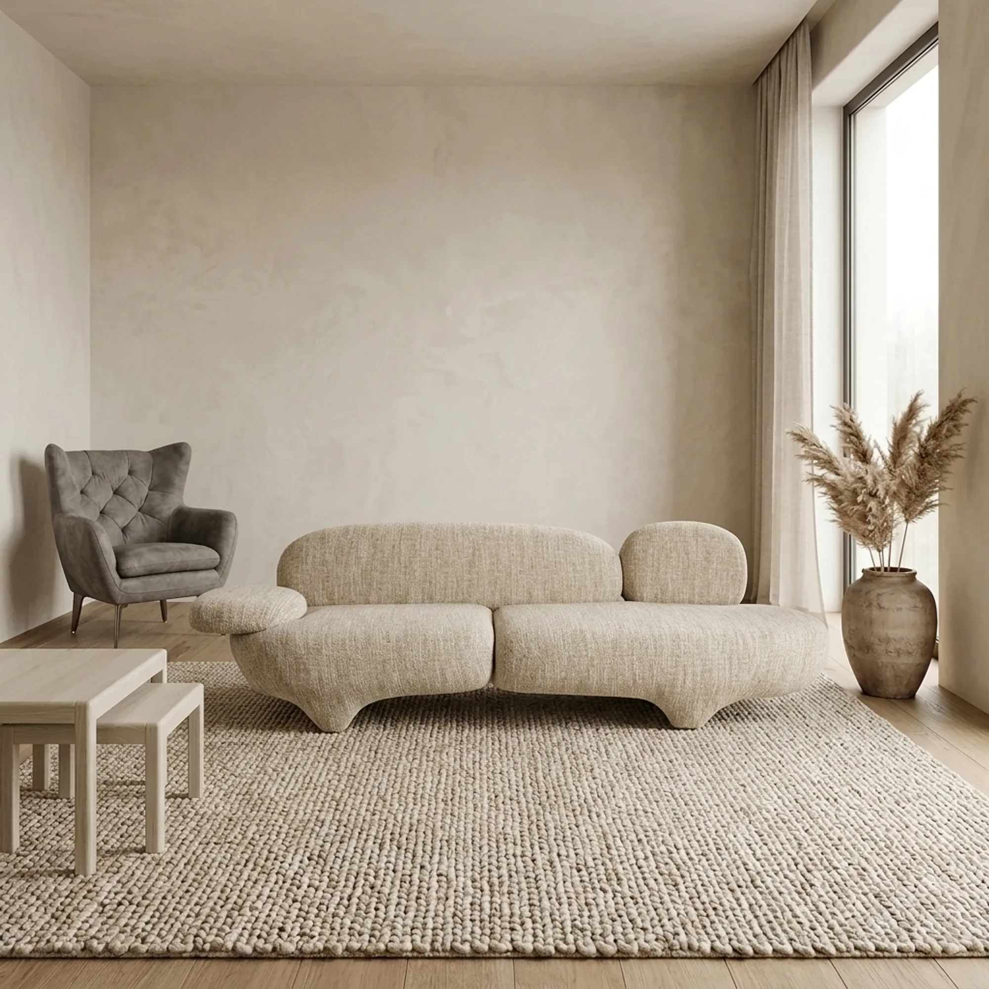 Jayden Sofa Beige Barkley - Eleonora