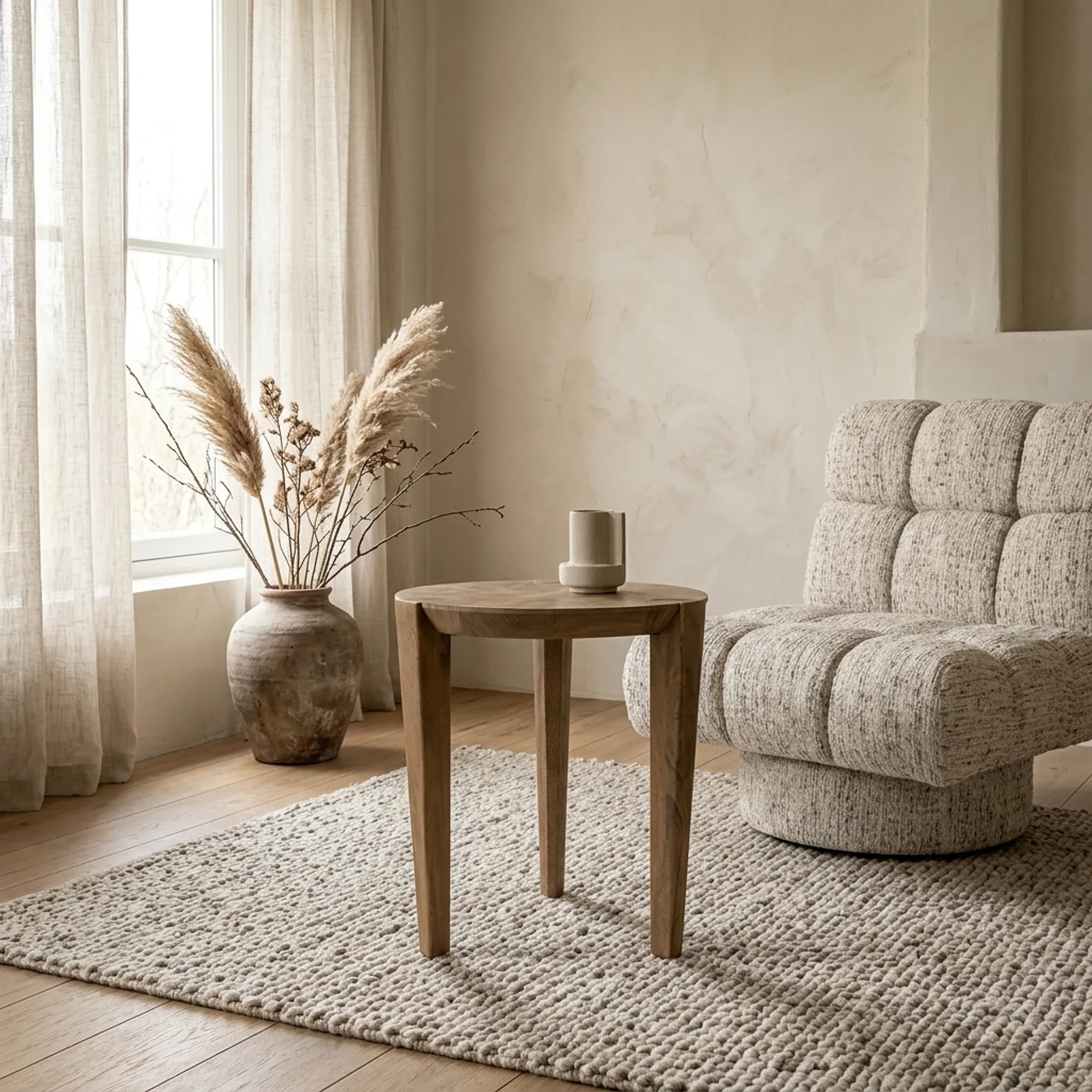 Davina Side Table Mango Wood - Eleonora