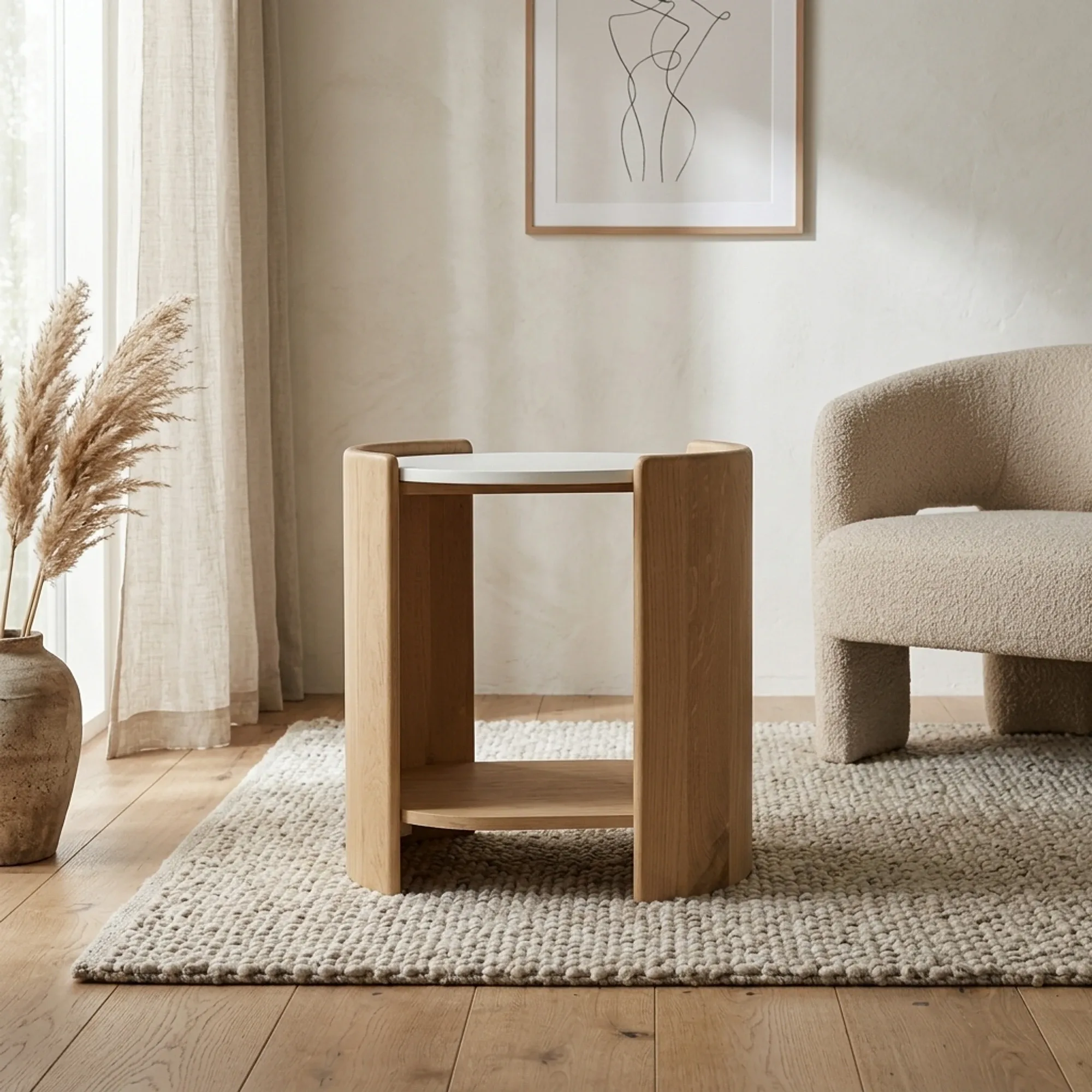 Side table Don Oak - Eleonora