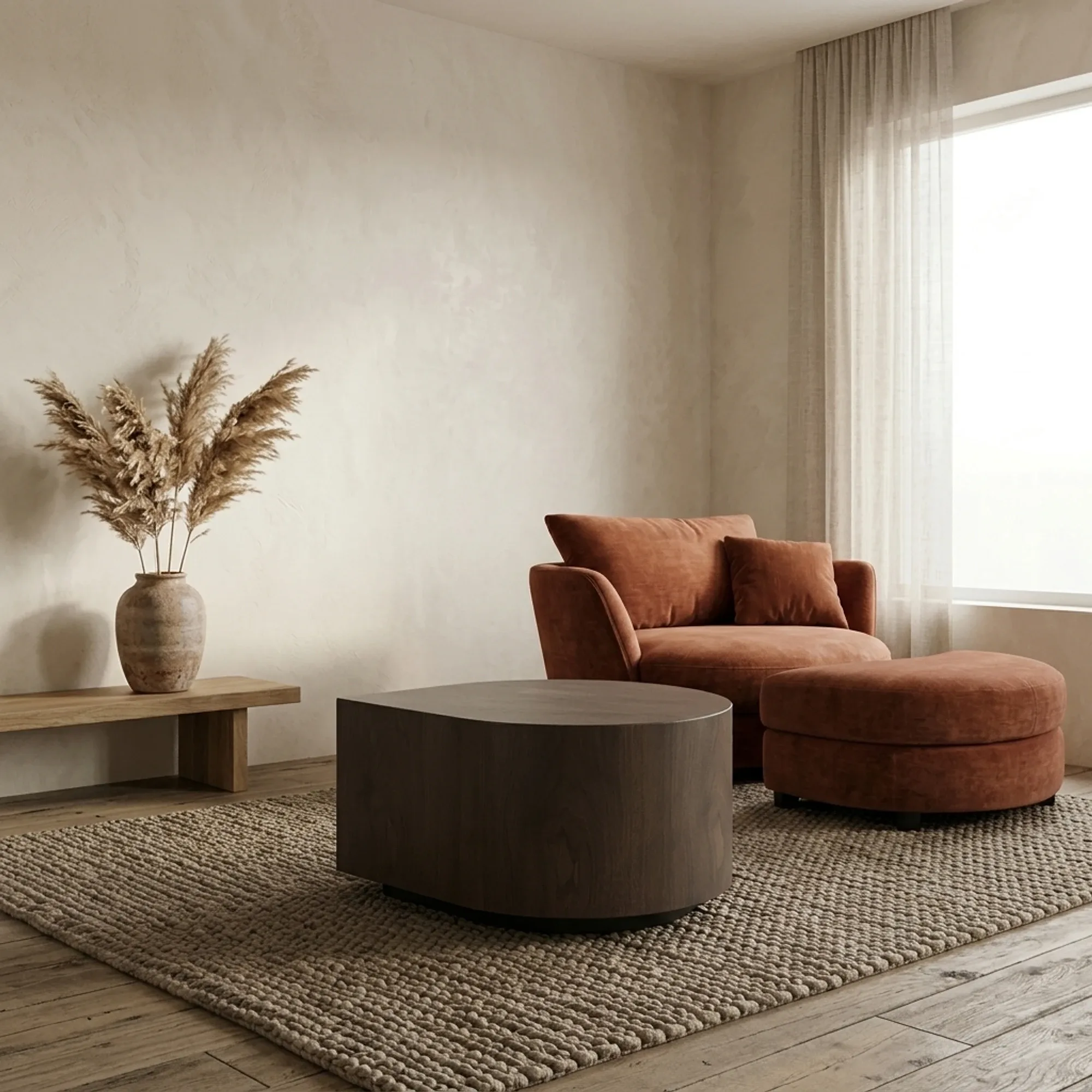 Jules Side Table in Walnut Veneer - Eleonora