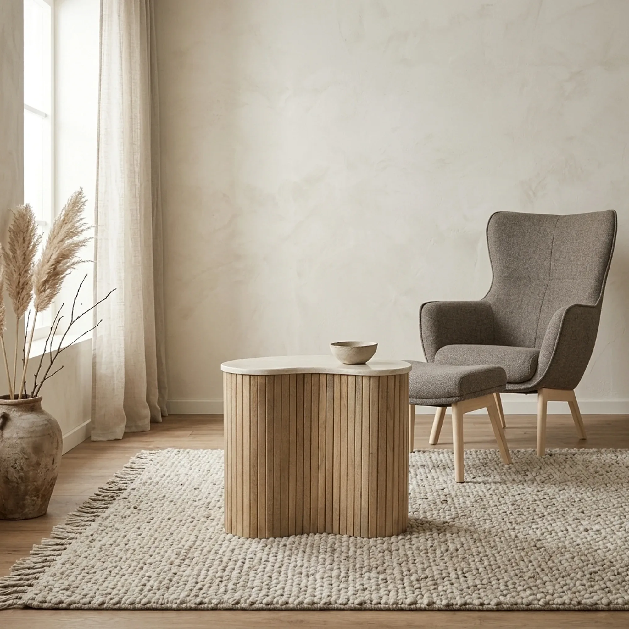 Kira Mango Wood Side Table - Eleonora