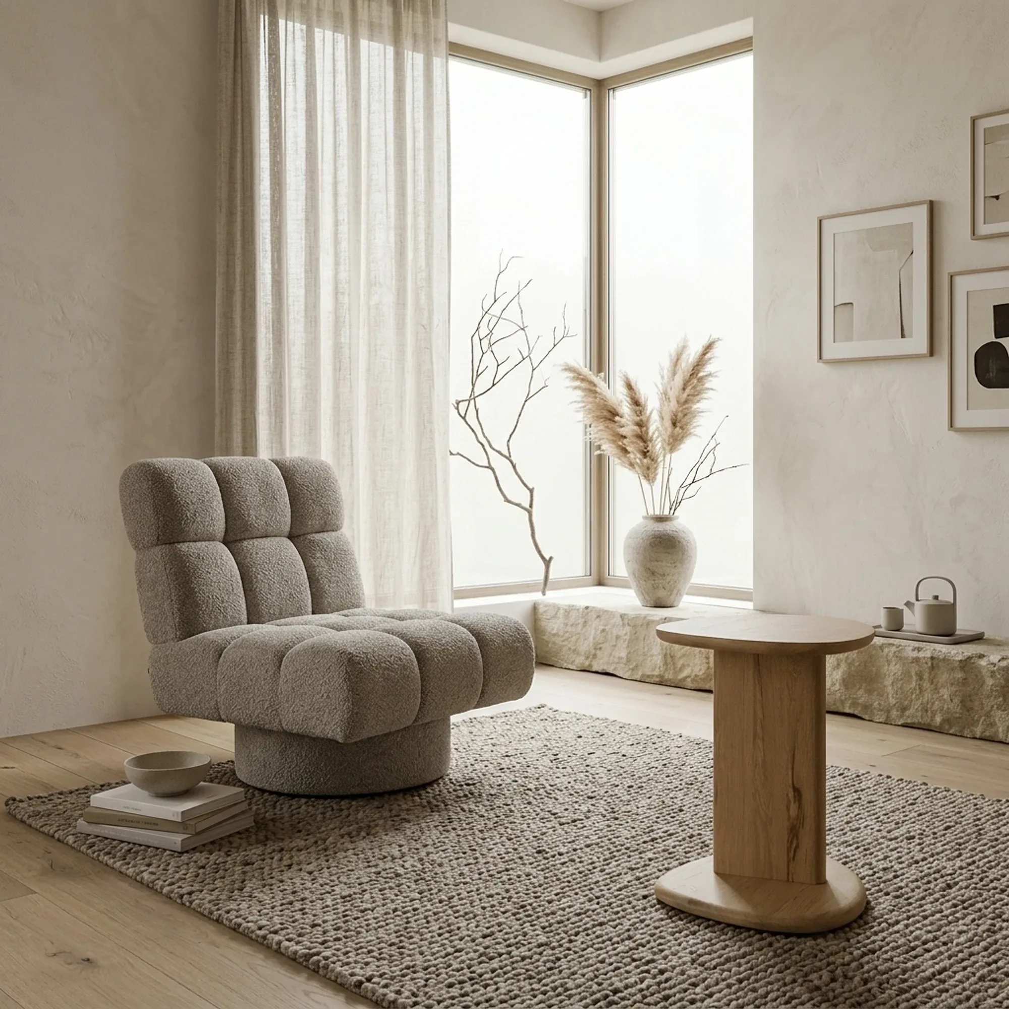 Side Table Lori Oak - Eleonora