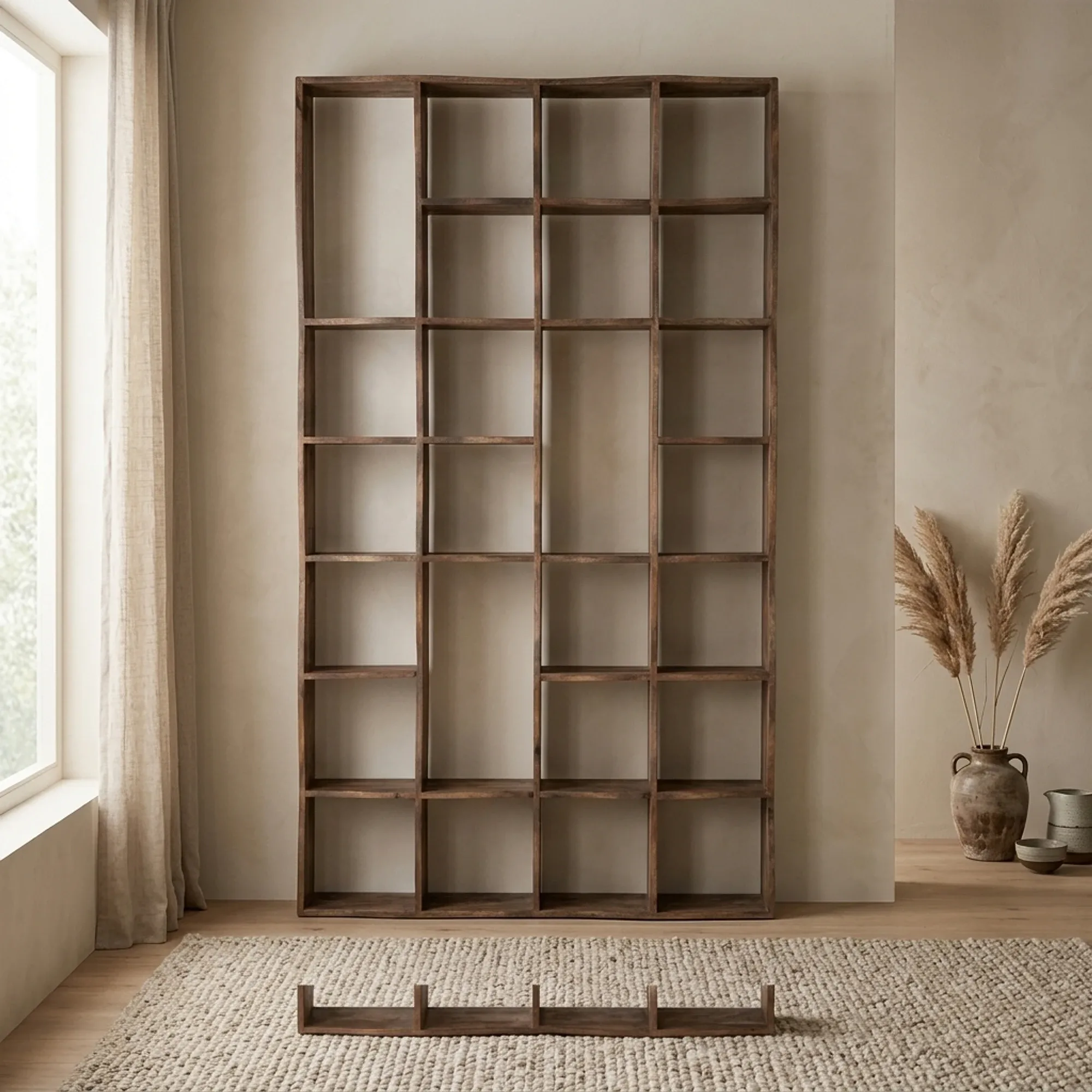 Bookcase Ozzy Mango Wood - Eleonora